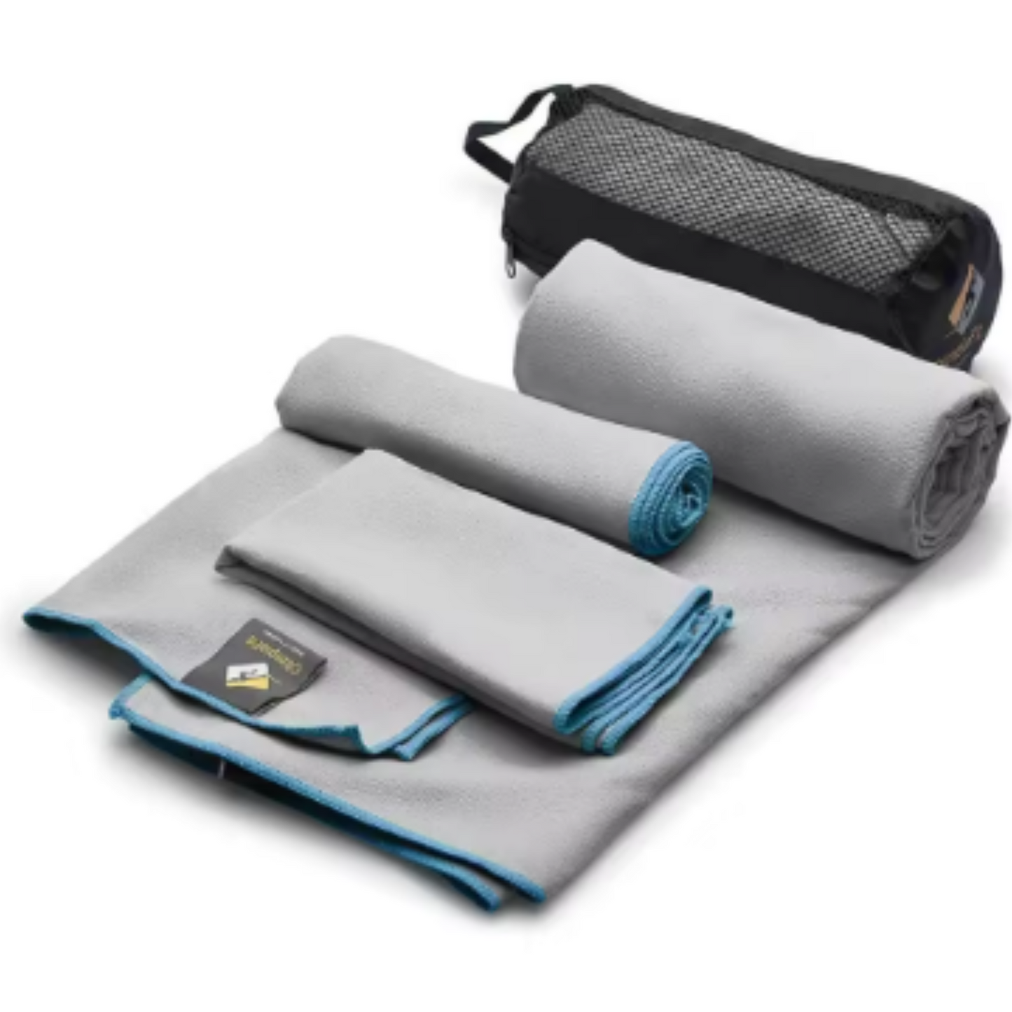 Pack de 3 Serviettes Microfibre – Légères, Séchage Rapide & Avec Sac de Transport