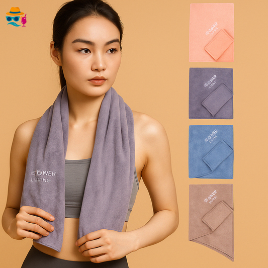 Serviette de Sport en Microfibre – Ultra Absorbante & Séchage Rapide