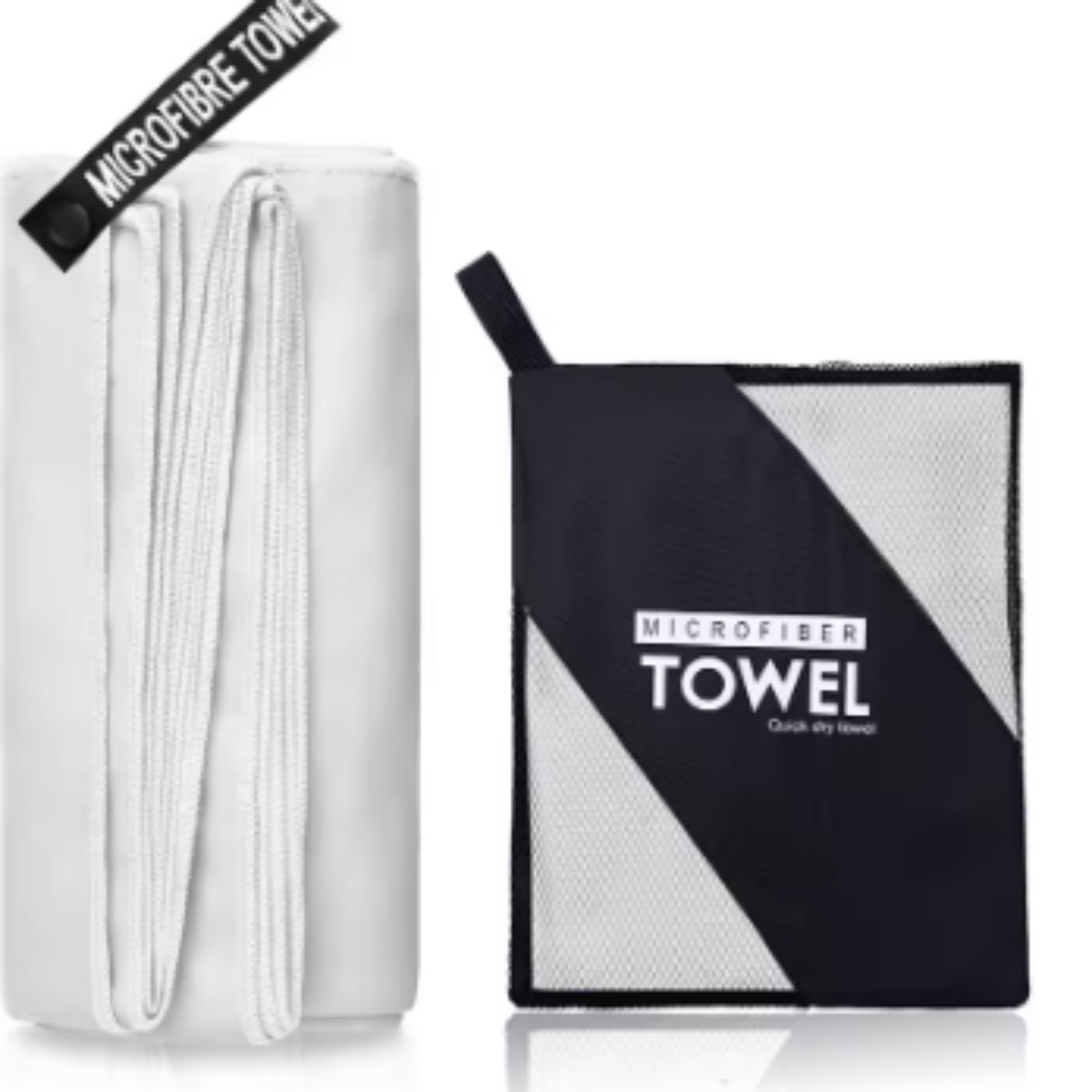 Serviette de Gym Antibactérienne – Microfibre à Séchage Rapide